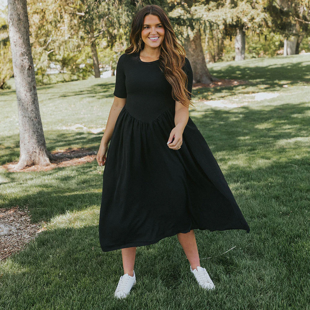 Bobbie Dress (Black) - Image 5