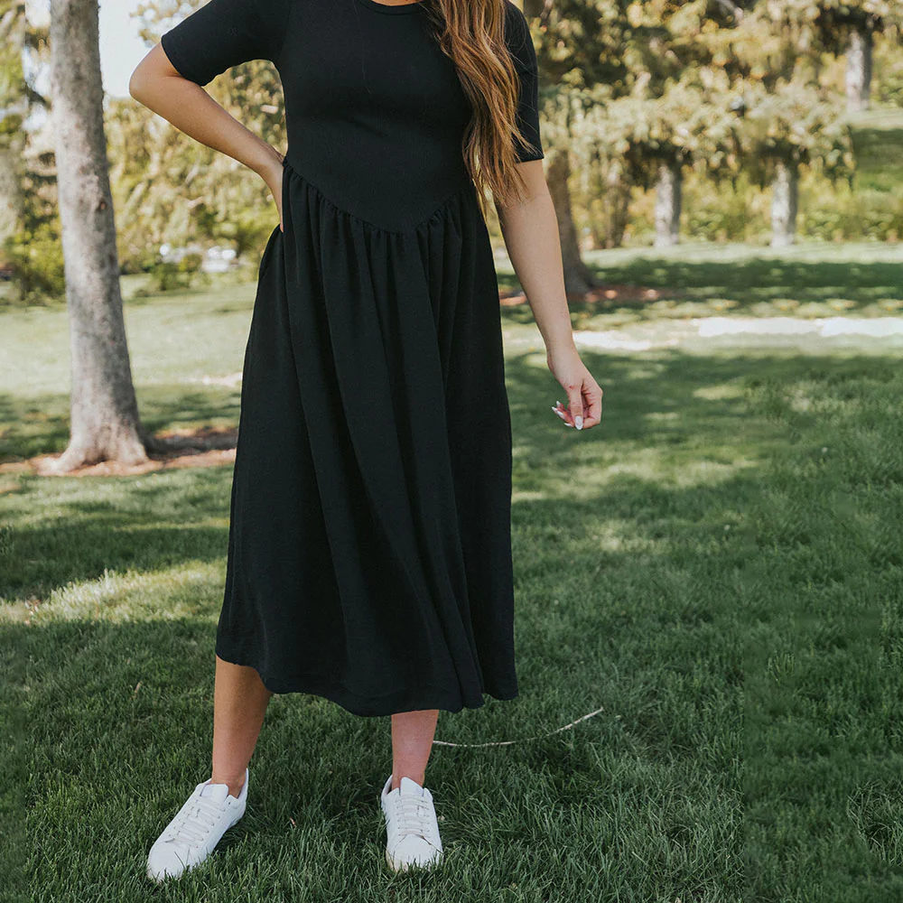 Bobbie Dress (Black) - Image 6