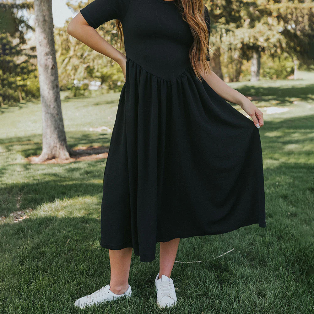Bobbie Dress (Black) - Image 7