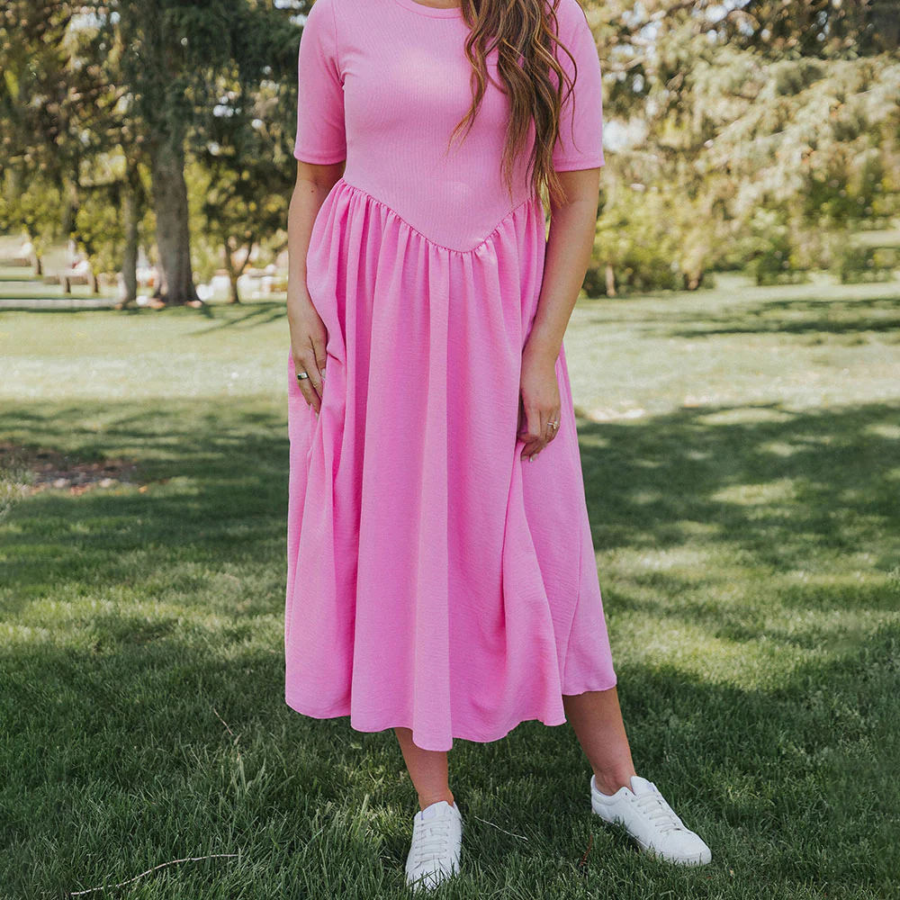 Bobbie Dress (Pink) - Image 7