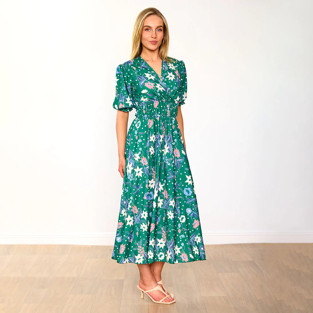 Bonnie Dress (Emerald/Lily) - Image 7