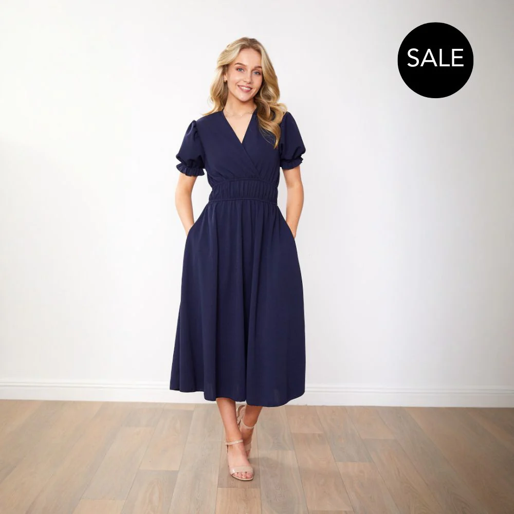 Bonnie Dress (Navy)
