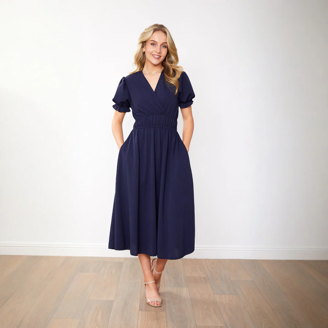 Bonnie Dress (Navy) - Image 3