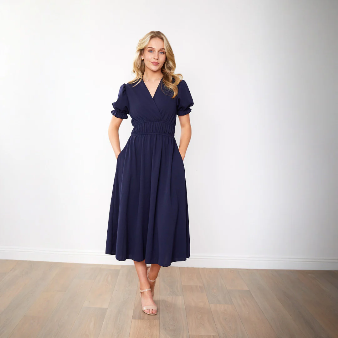 Bonnie Dress (Navy) - Image 6