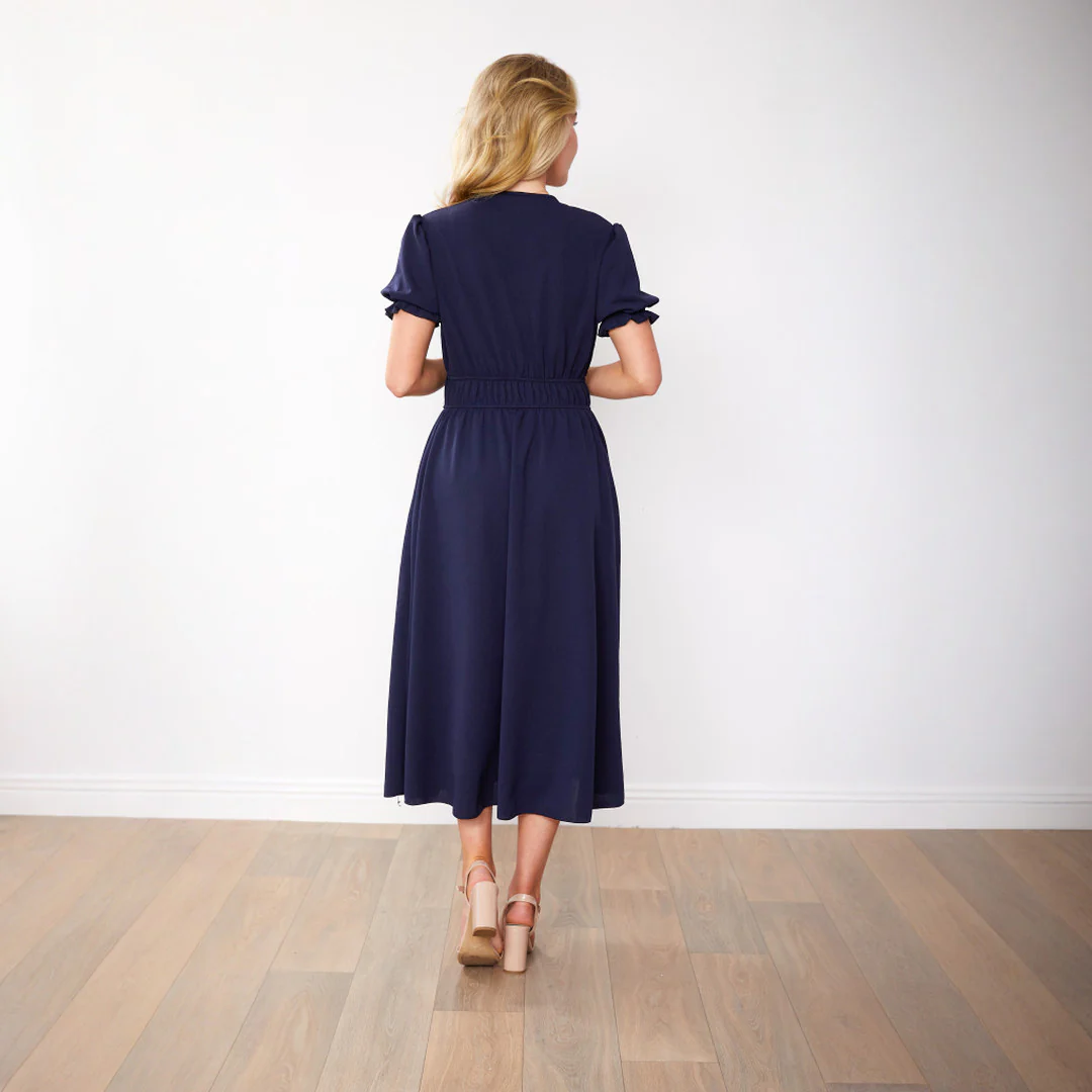 Bonnie Dress (Navy) - Image 8