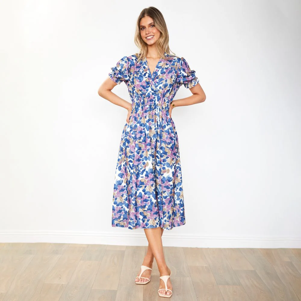 Bonnie Dress (Navy Floral) - Image 12