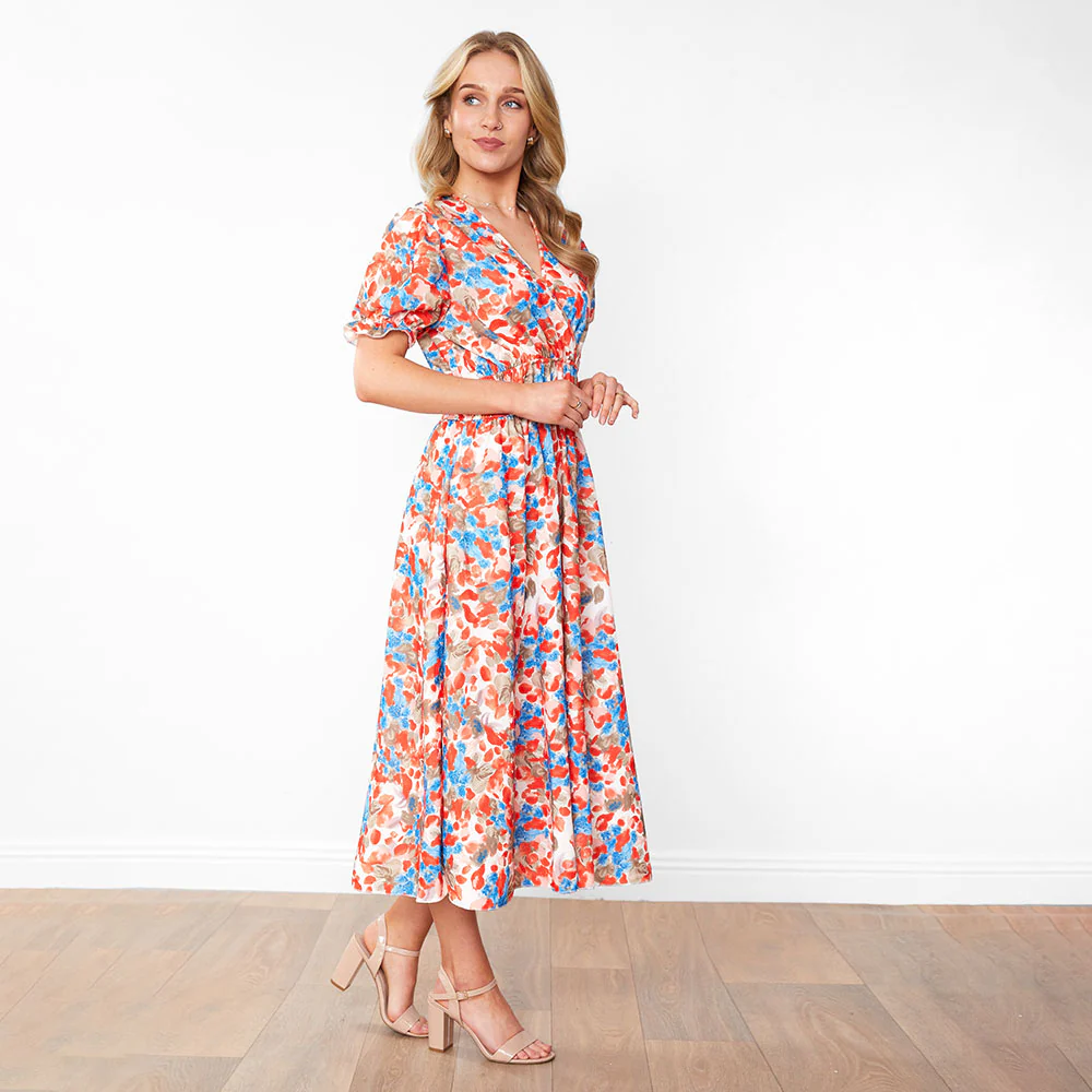 Bonnie Dress (Red Floral) - Image 5