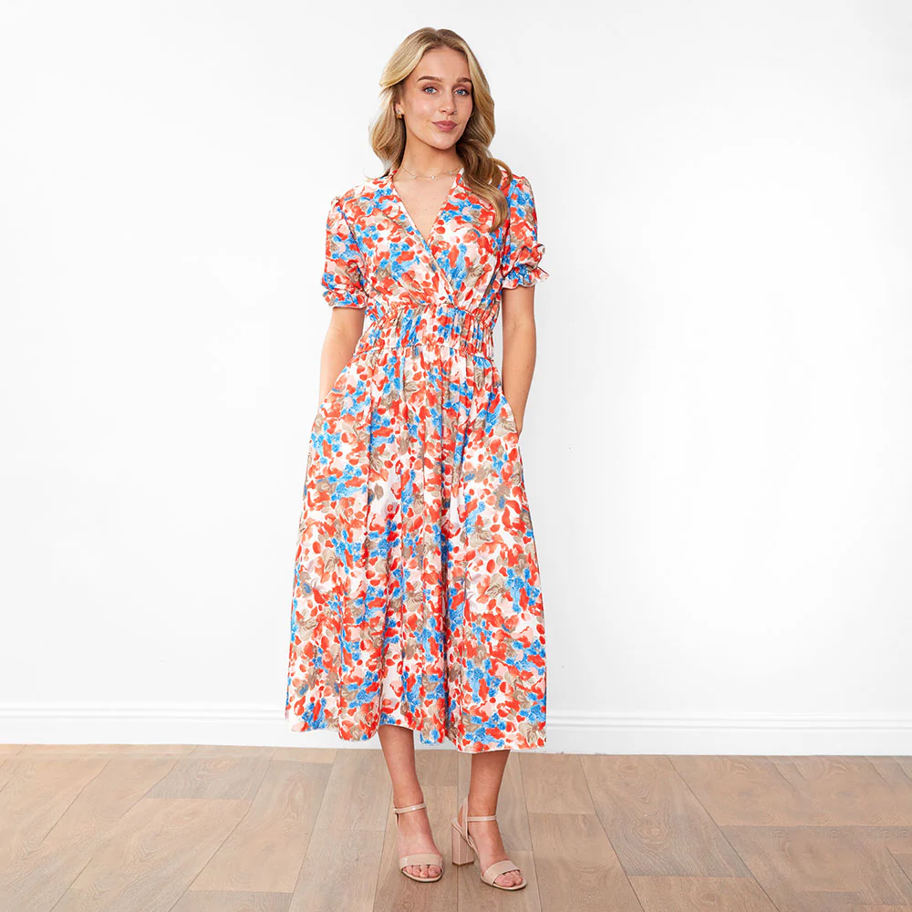 Bonnie Dress (Red Floral) - Image 6