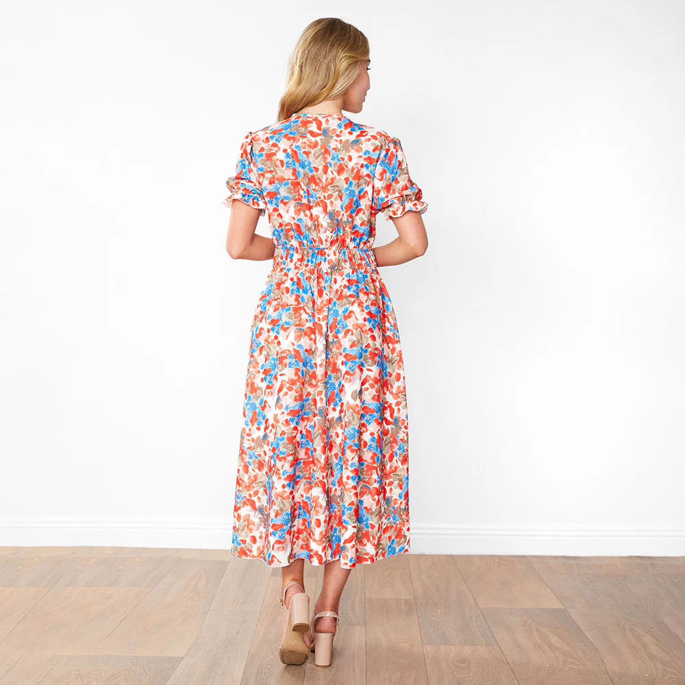 Bonnie Dress (Red Floral) - Image 7
