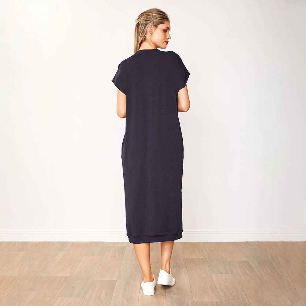 Bree Dress (Navy) - Image 6