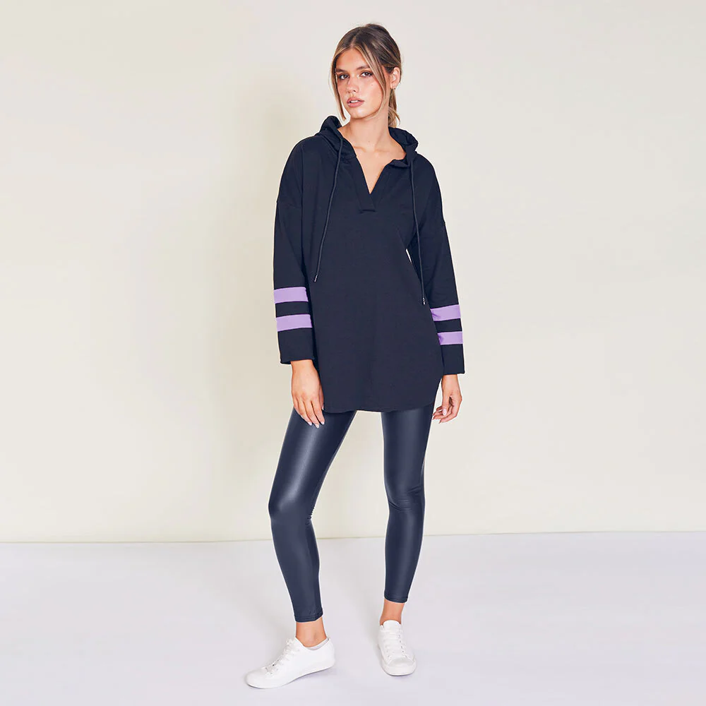 Bree Hoody (Navy-Purple Stripe) - Image 2