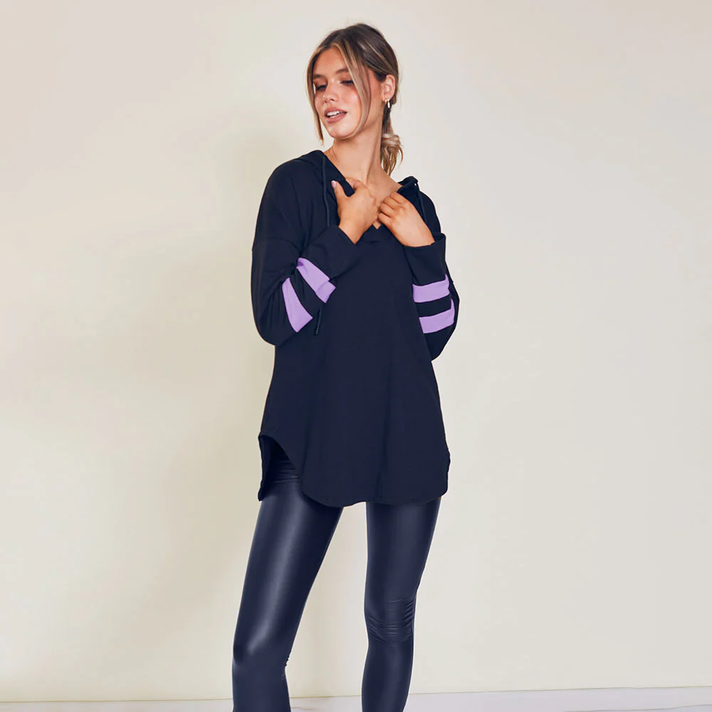 Bree Hoody (Navy-Purple Stripe) - Image 4