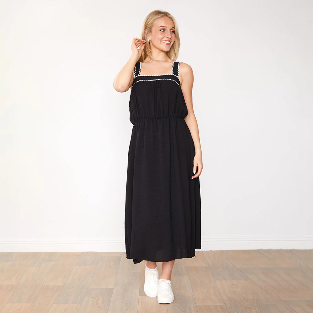Brianna Dress (Black) - Image 4