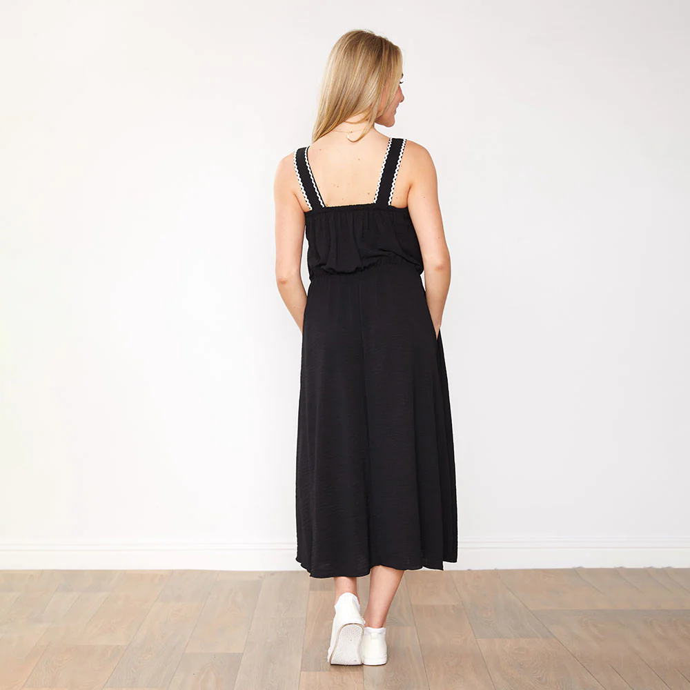 Brianna Dress (Black) - Image 9