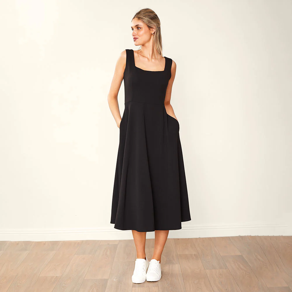 Bronagh Dress (Black) - Image 2