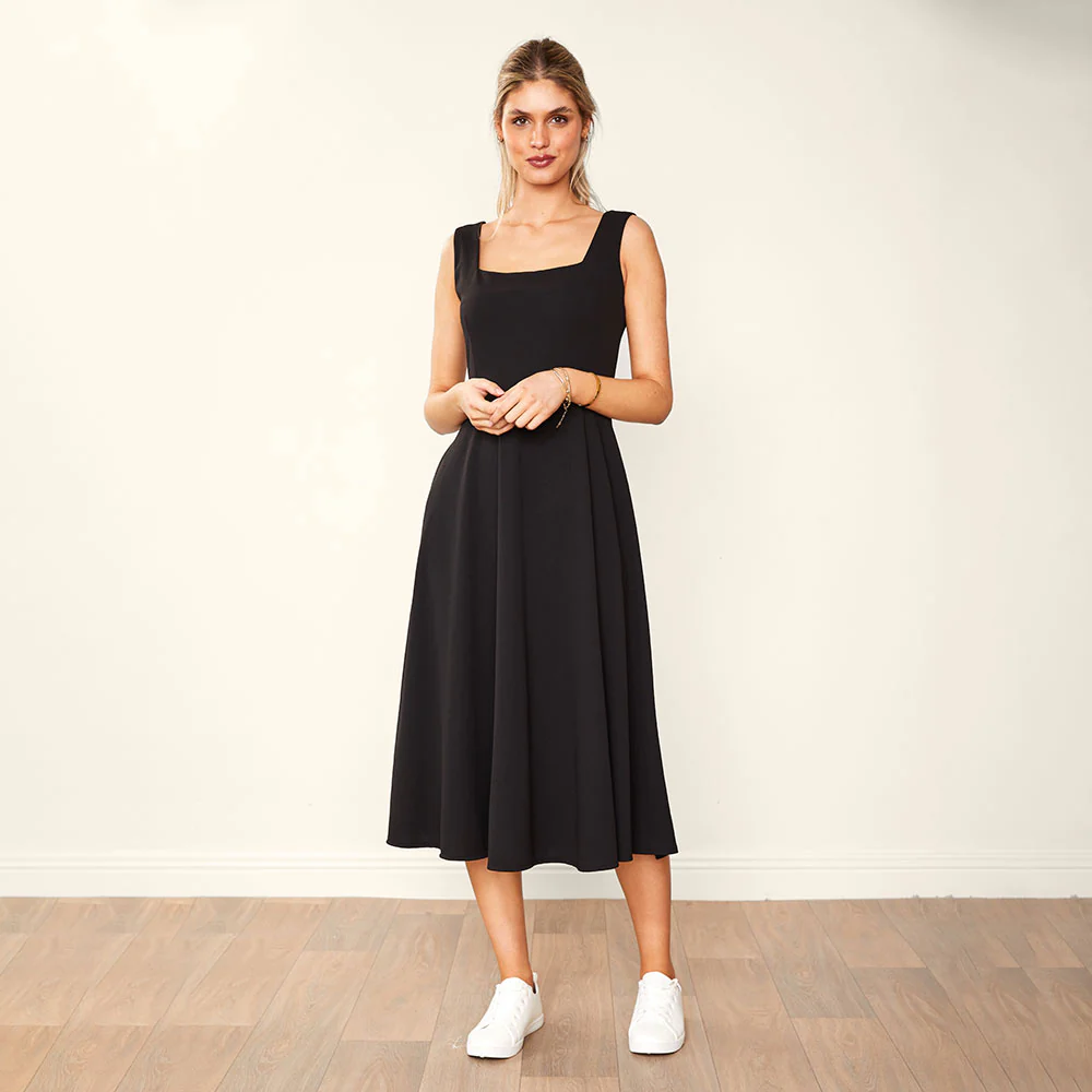 Bronagh Dress (Black) - Image 5