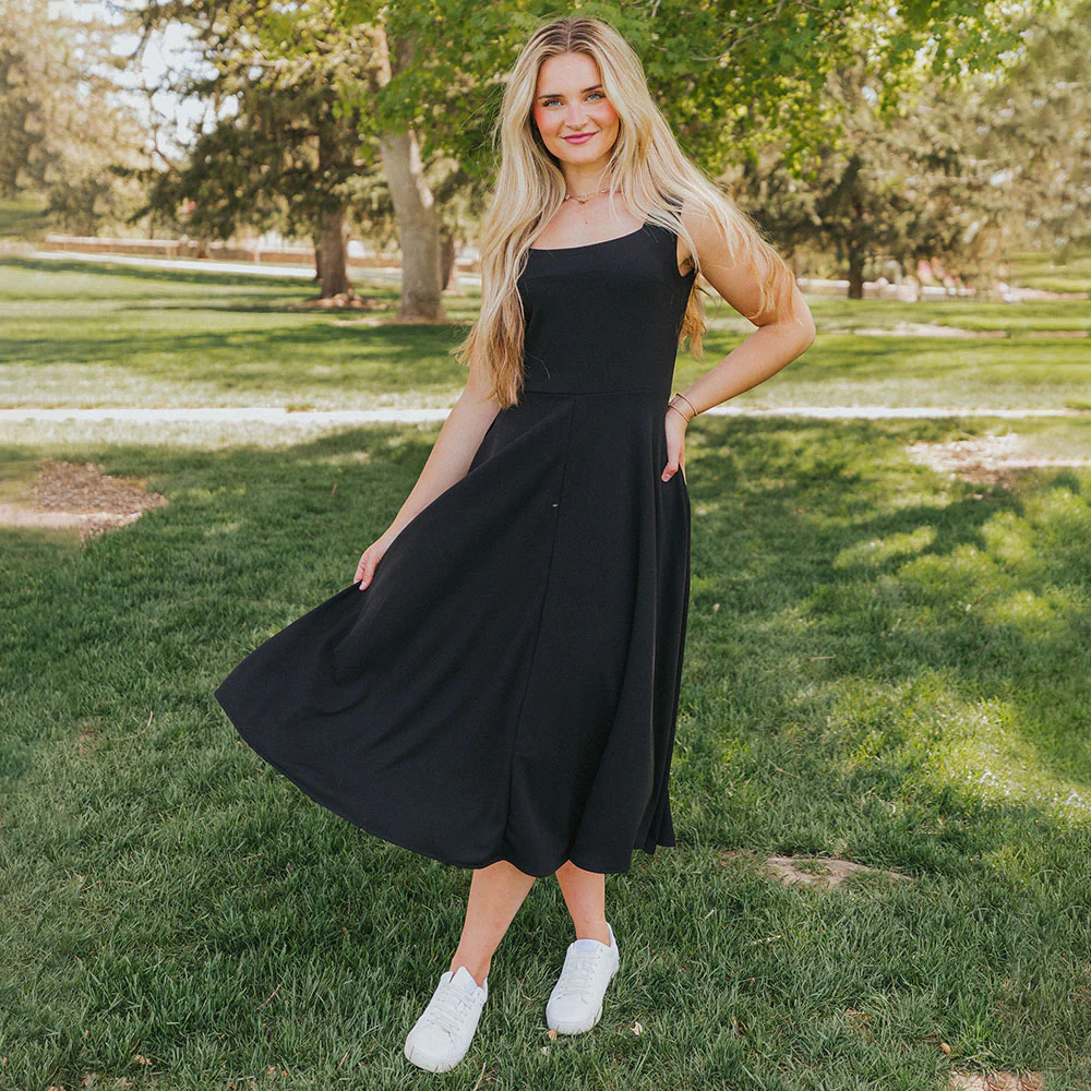 Bronagh Dress (Black) - Image 6