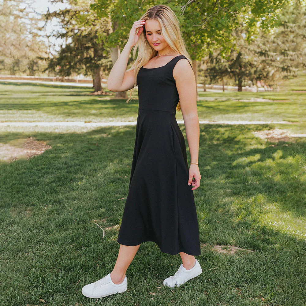 Bronagh Dress (Black) - Image 7