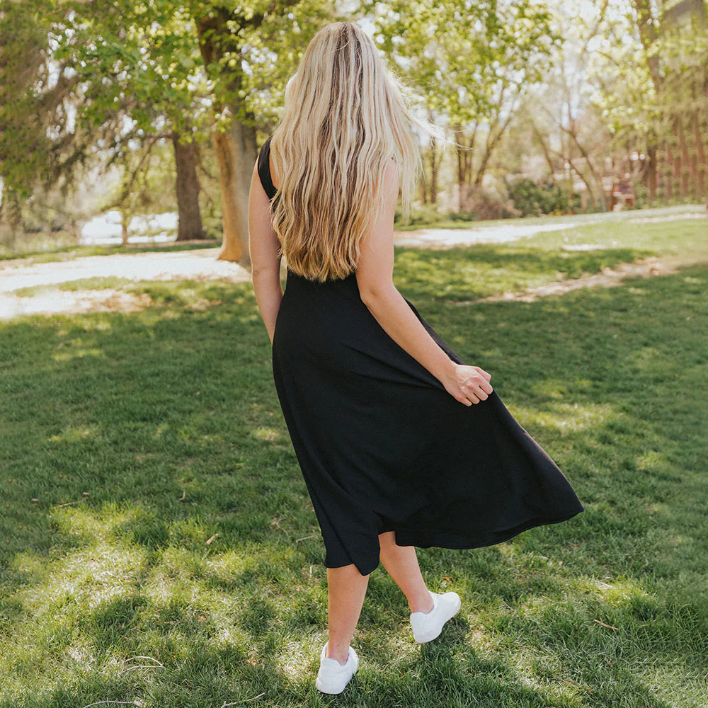Bronagh Dress (Black) - Image 8