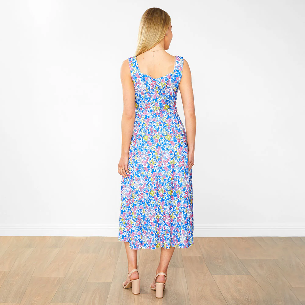 Bronagh Dress (Blue Floral) - Image 6