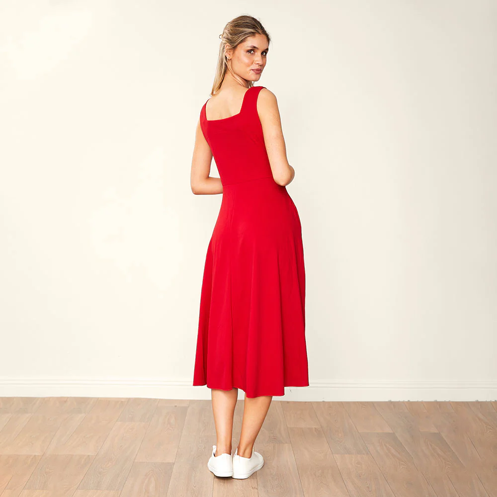 Bronagh Dress (Red) - Image 5