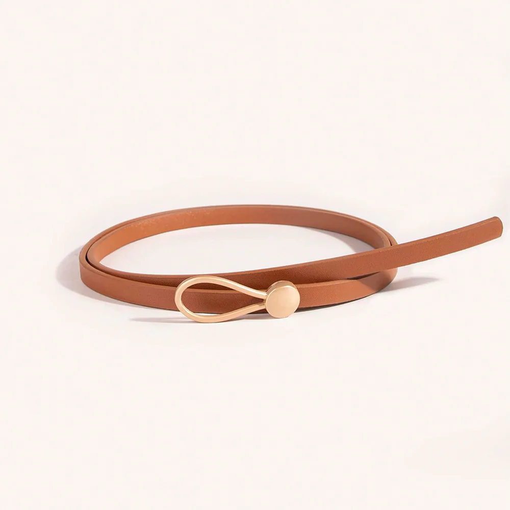 Belle Tie Belt (Tan) - Image 2