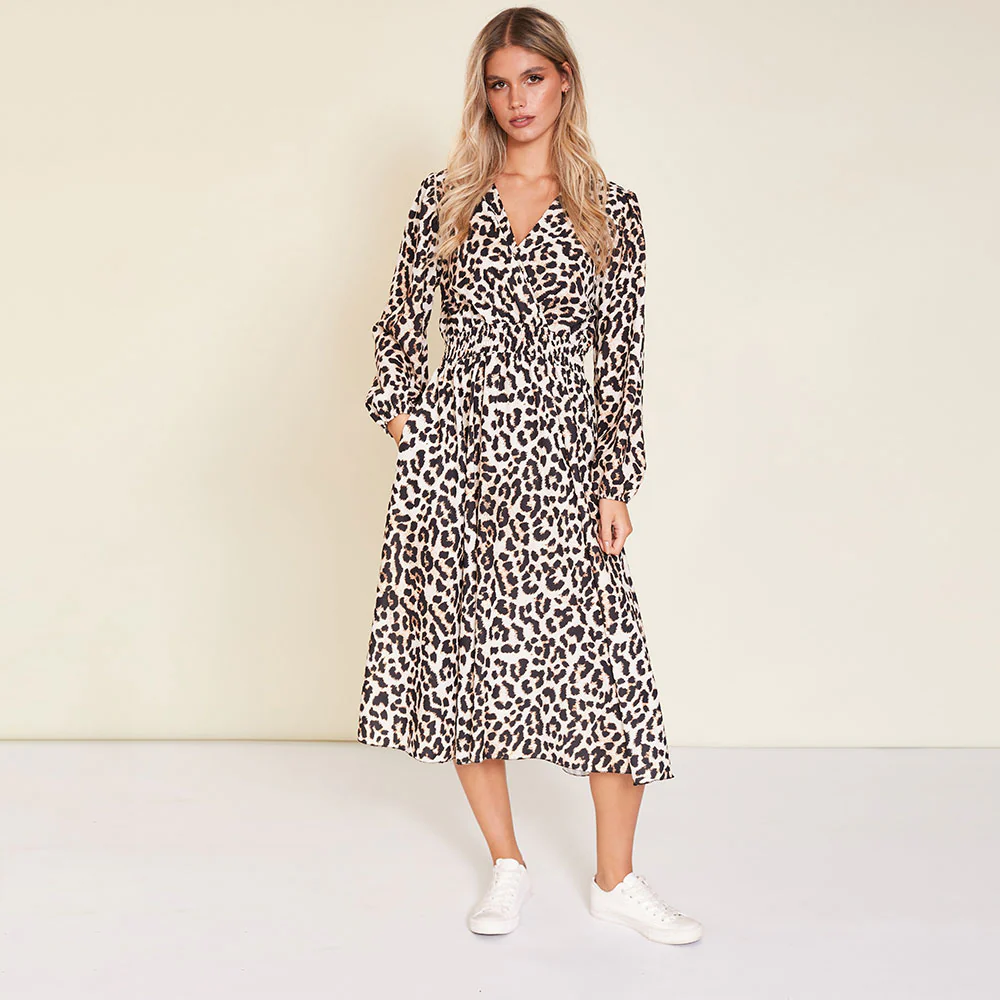 Caitlin Dress (Leopard) - Image 2