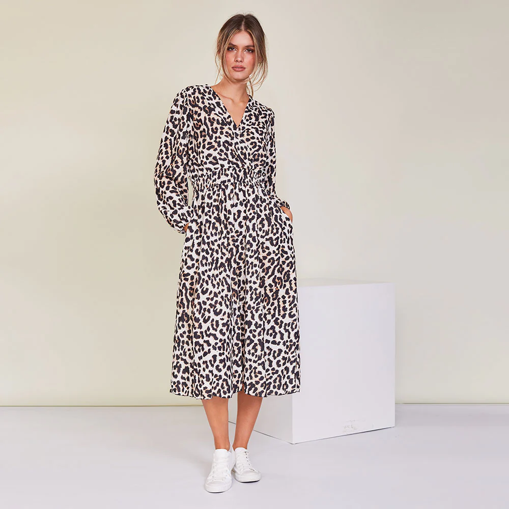 Caitlin Dress (Leopard) - Image 3