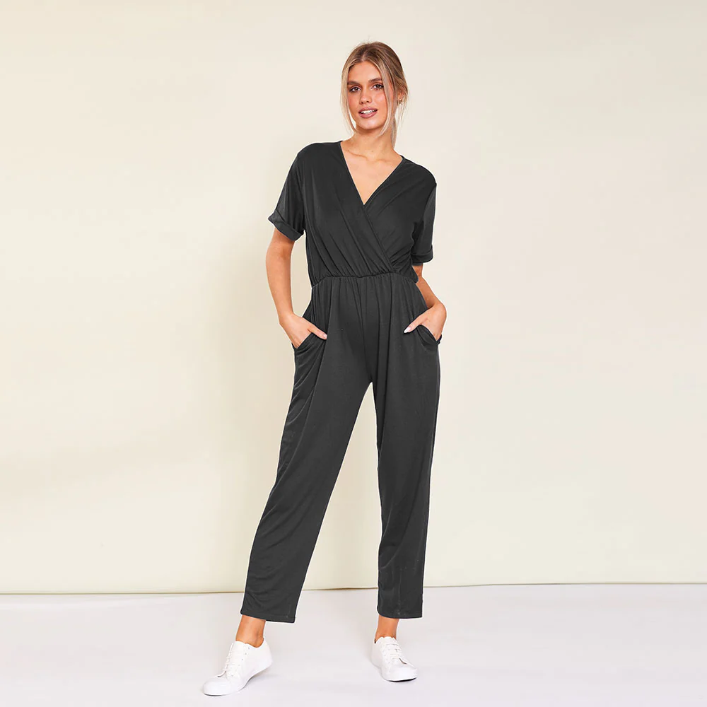 Callie Jumpsuit (Black) - Image 4