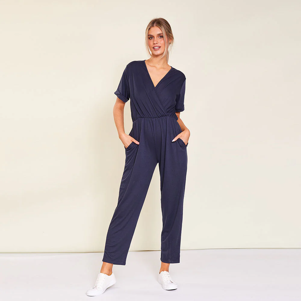Callie Jumpsuit (Navy) - Image 3