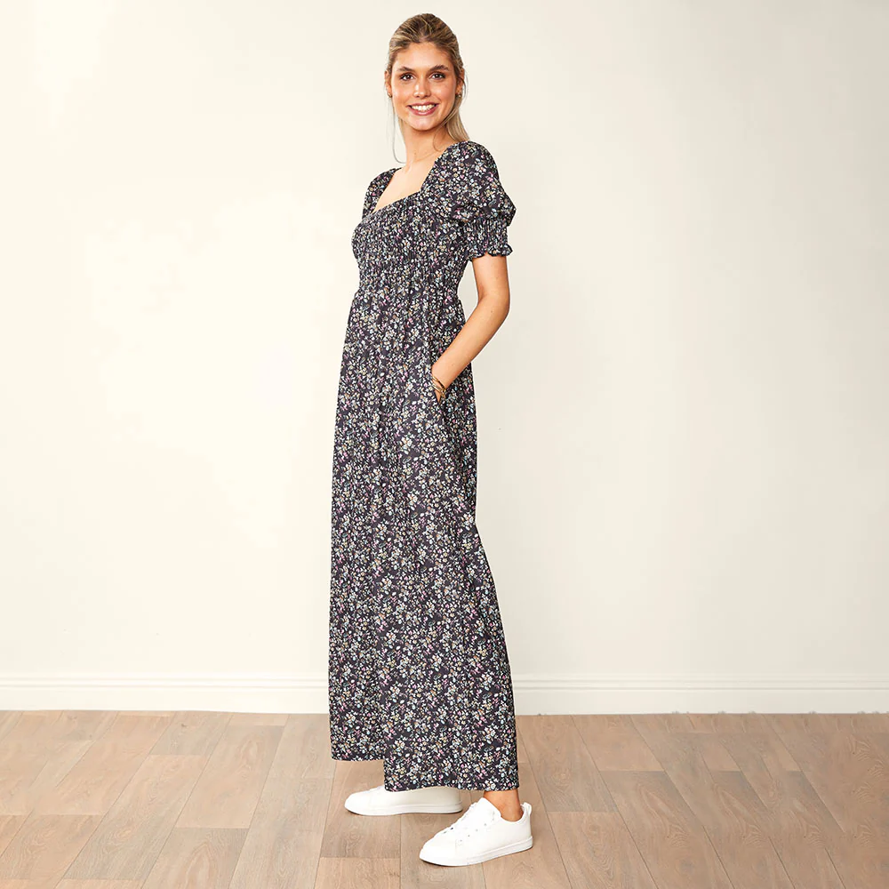Camilla Jumpsuit (Black Floral) - Image 10
