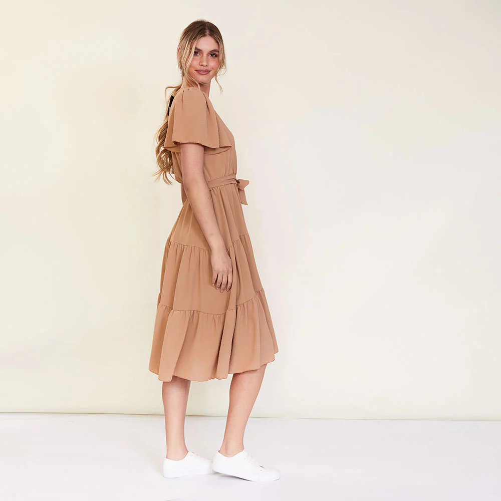 Camille Dress (Camel) - Image 3