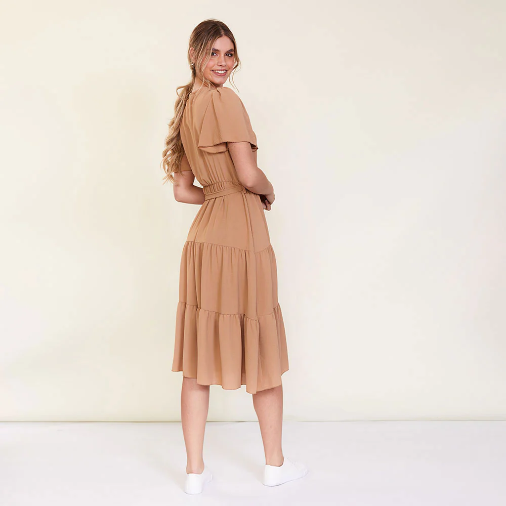 Camille Dress (Camel) - Image 4