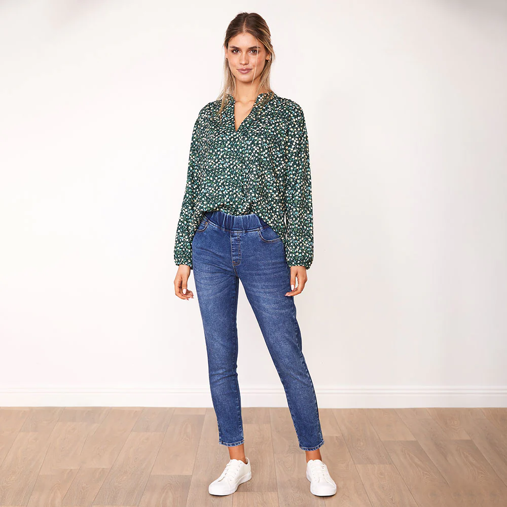 Cara Top (Pink Floral & Green Floral) - Image 5