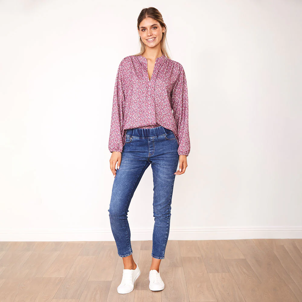 Cara Top (Pink Floral & Green Floral) - Image 6