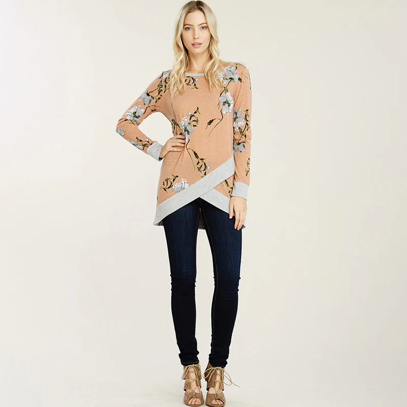 Carly Wrap Top Peach - Image 7