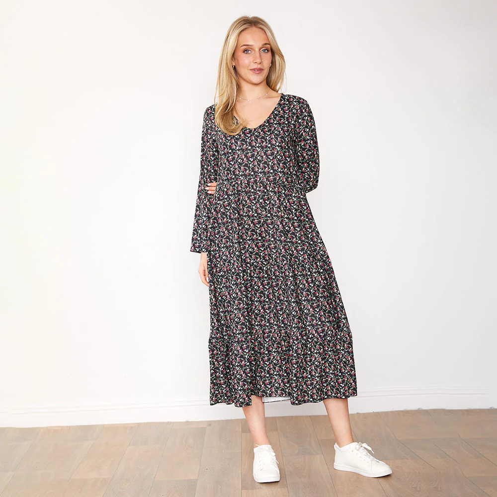 Carmela Dress (Black) - Image 2