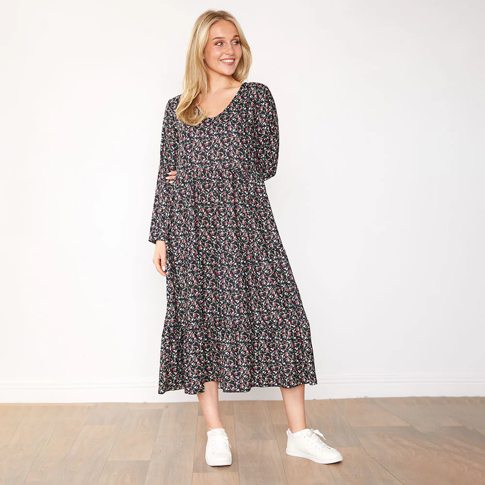 Carmela Dress (Black) - Image 4
