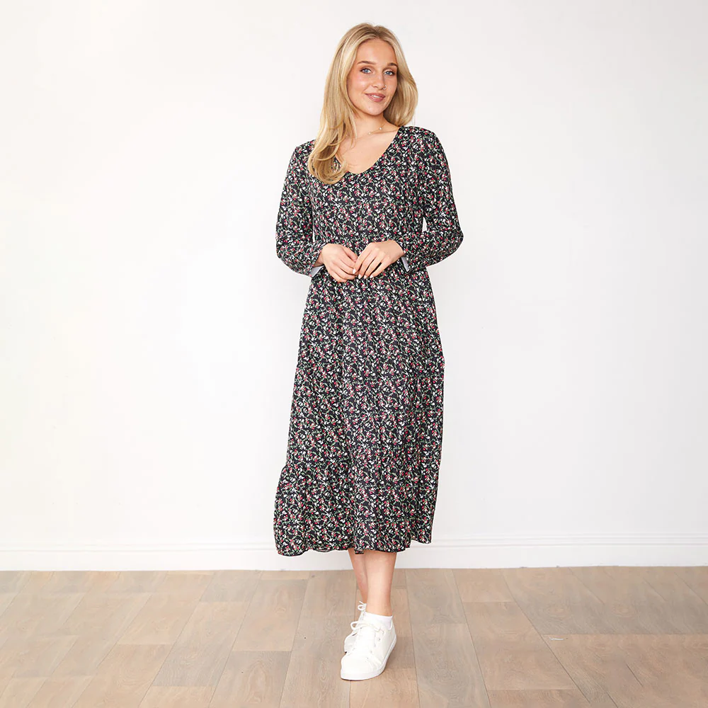 Carmela Dress (Black) - Image 7
