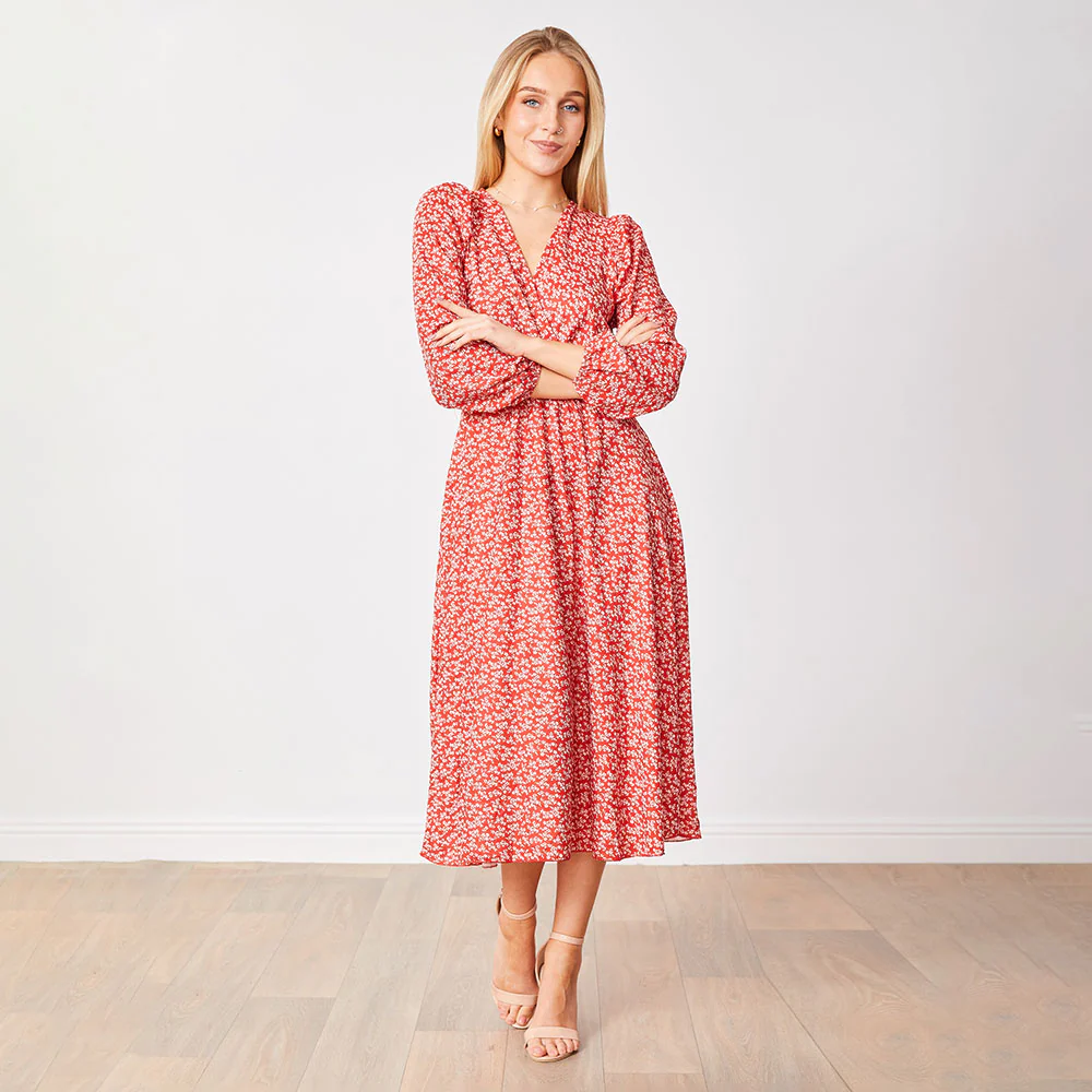 Carrie Dress (Red Daisy) - Image 2