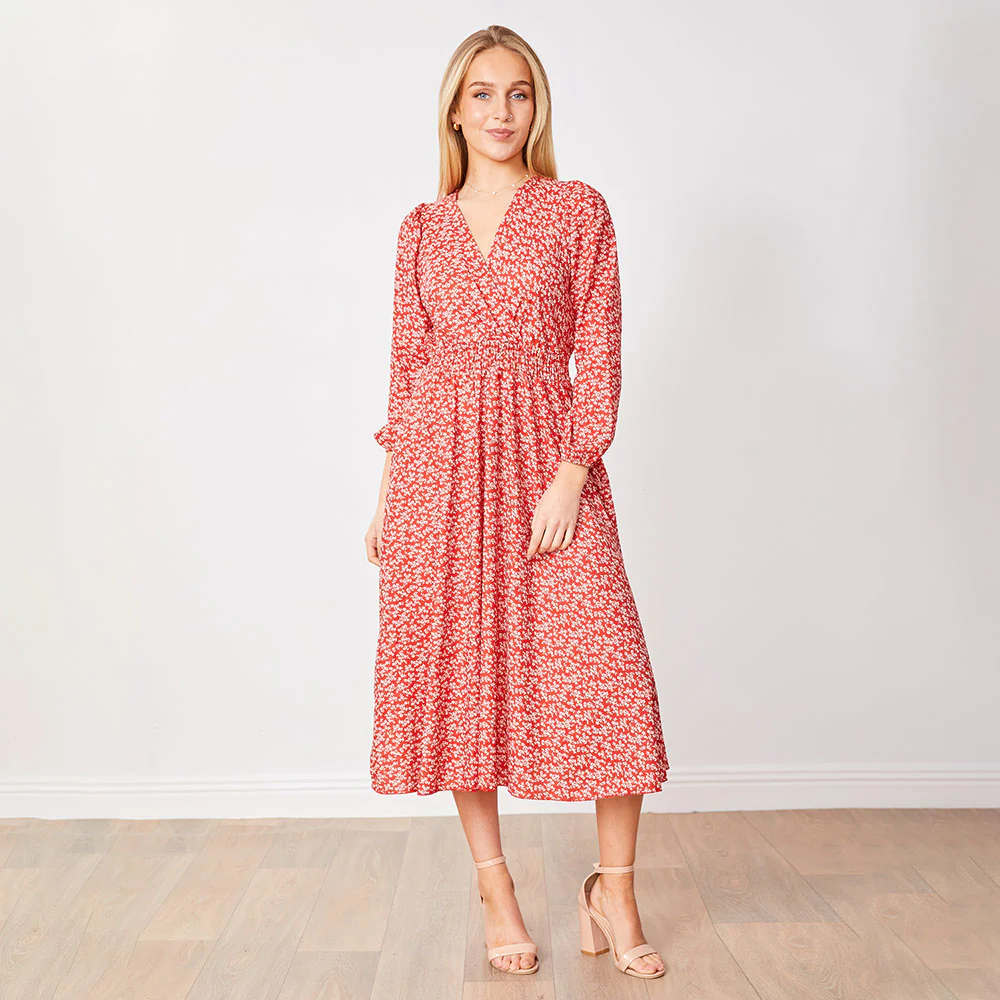 Carrie Dress (Red Daisy) - Image 4