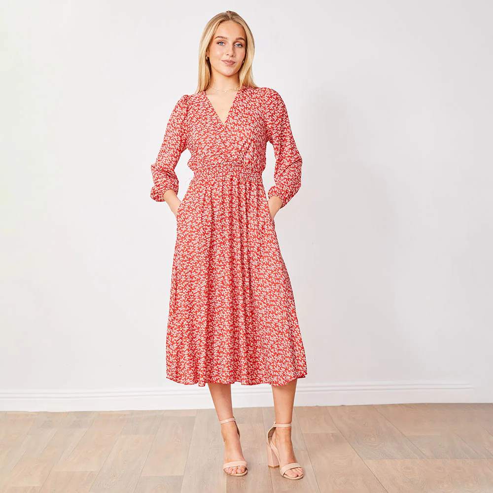 Carrie Dress (Red Daisy) - Image 5