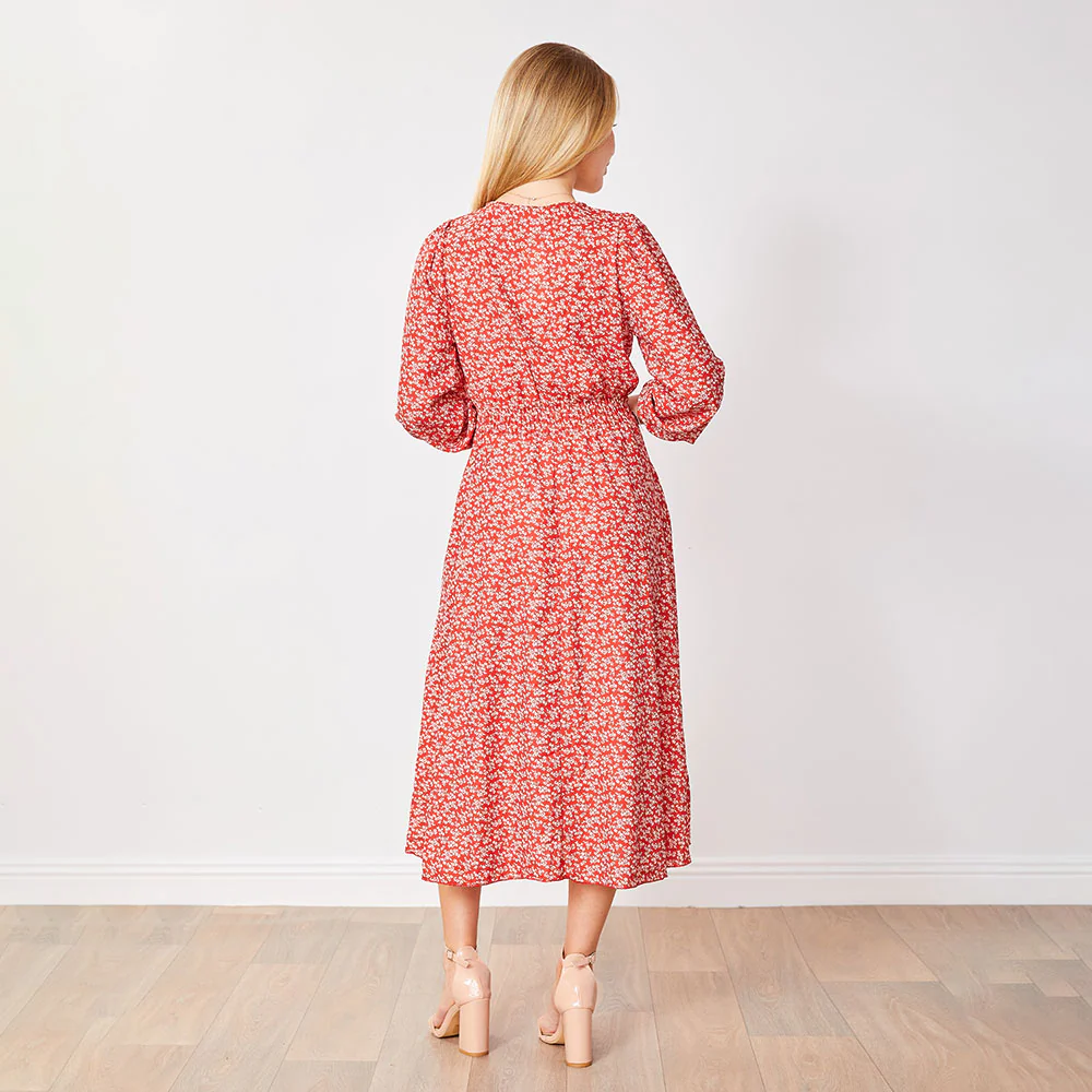 Carrie Dress (Red Daisy) - Image 8