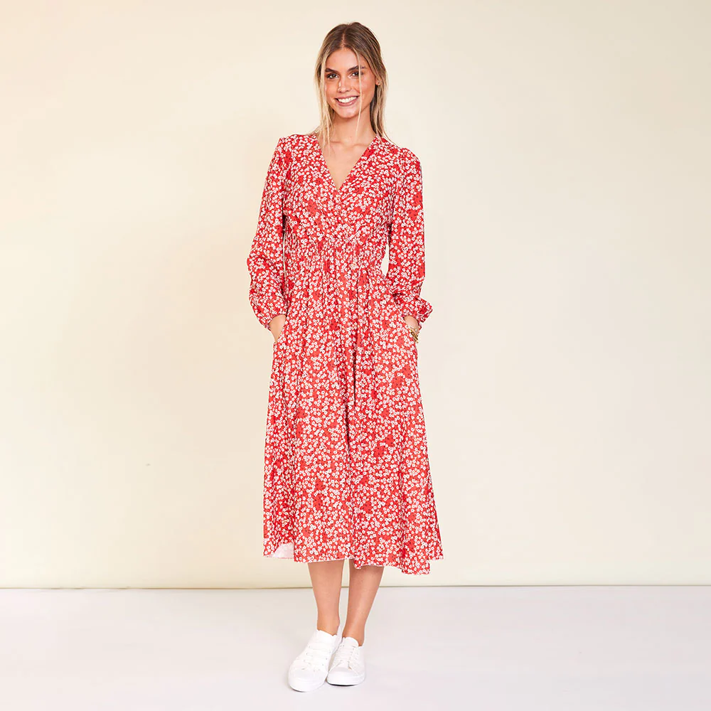 Carrie Dress (Red Daisy) - Image 6