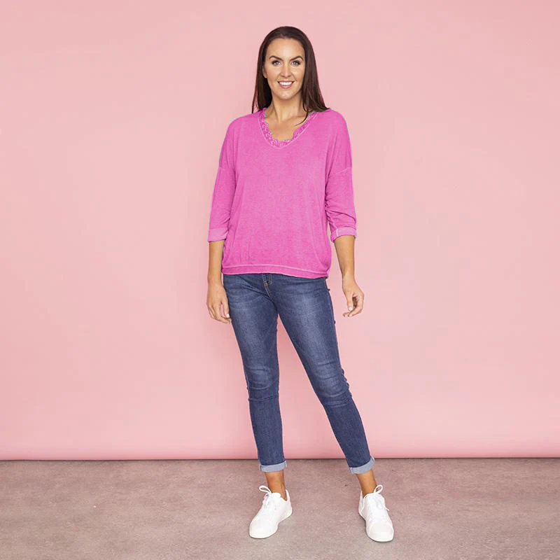 Carrie Top (Fuchsia) - Image 2