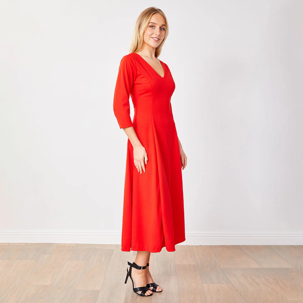 Carter Dress (Red) - Image 6
