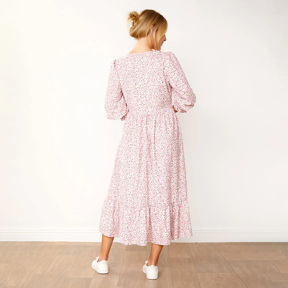 Cheryl Dress (White Floral) - Image 8