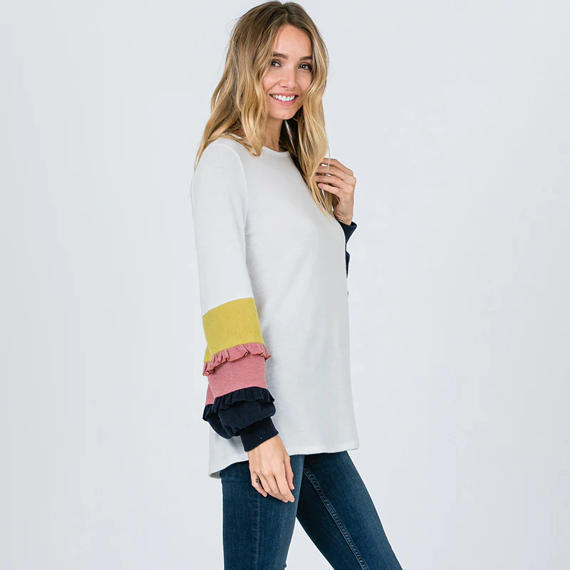 Chloe Candy Sleeve Top - Image 10