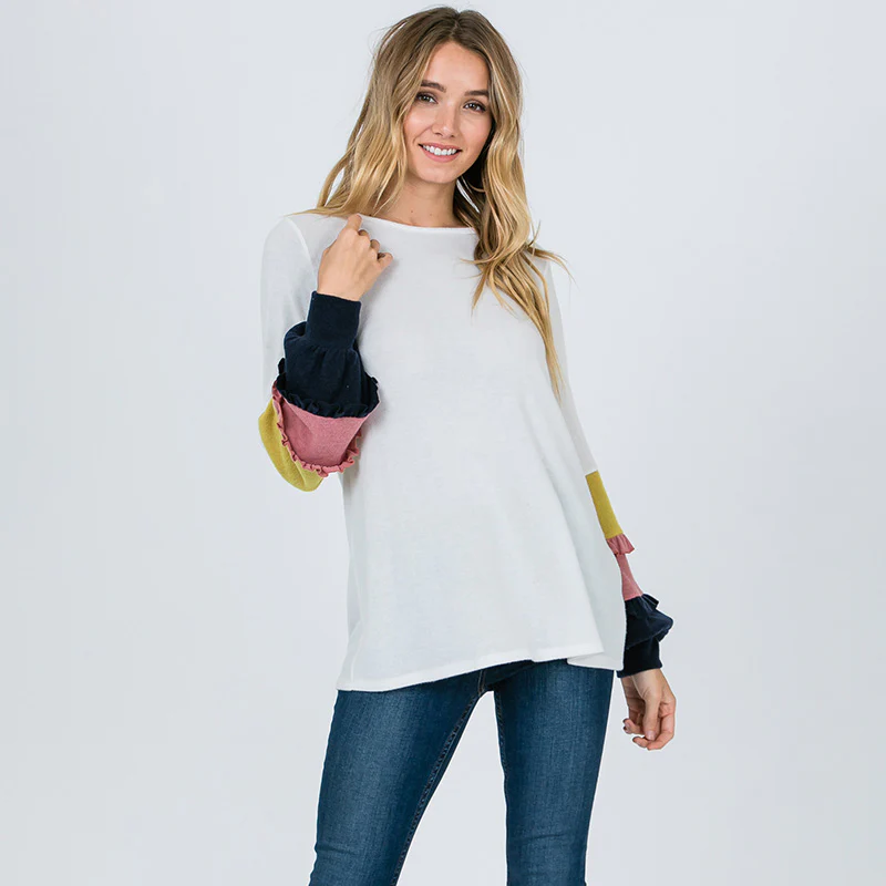 Chloe Candy Sleeve Top - Image 5