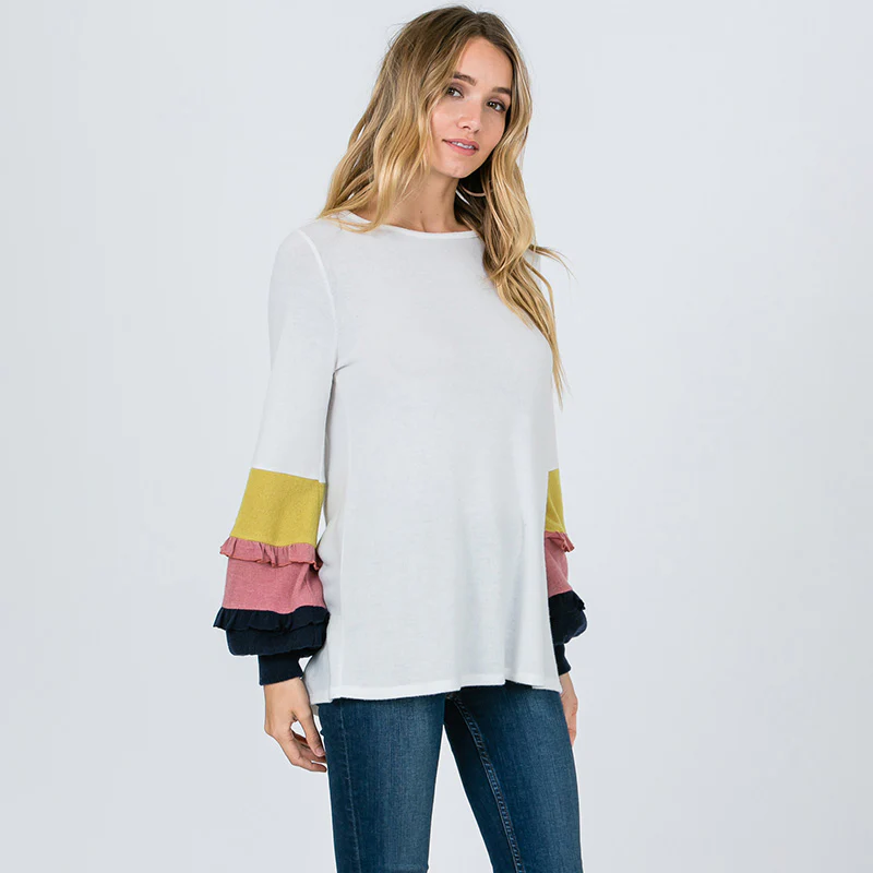 Chloe Candy Sleeve Top - Image 7